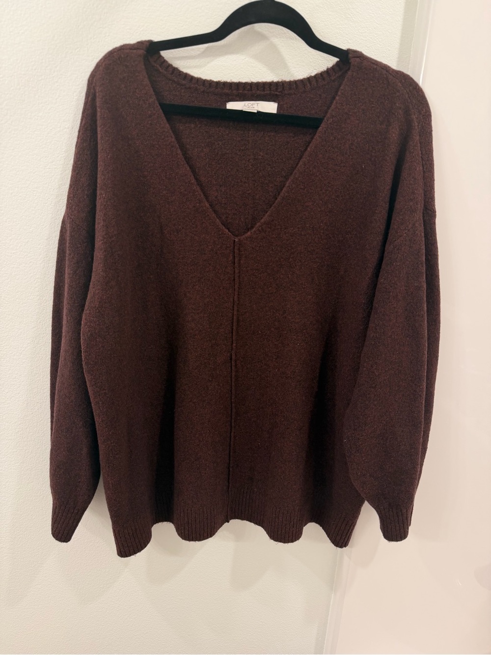 LOFT V-Neck Knit Sweater